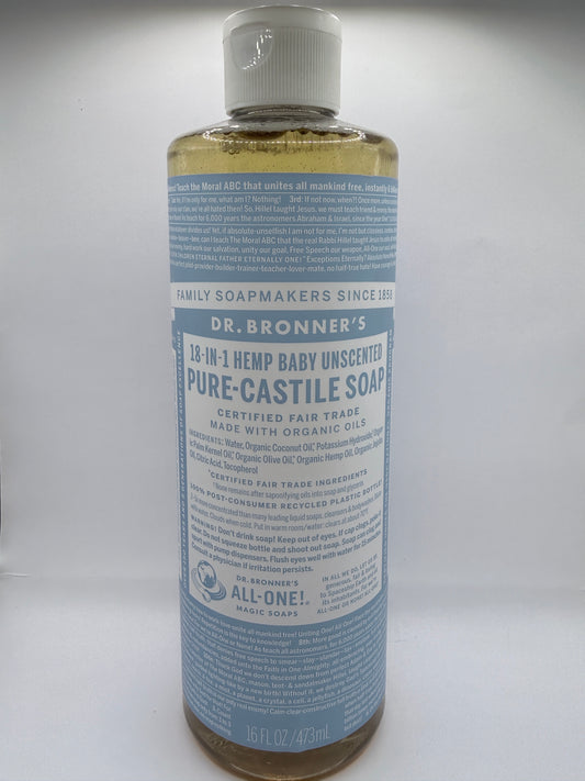 Dr. Bronner's Baby Liquid Castile Soap