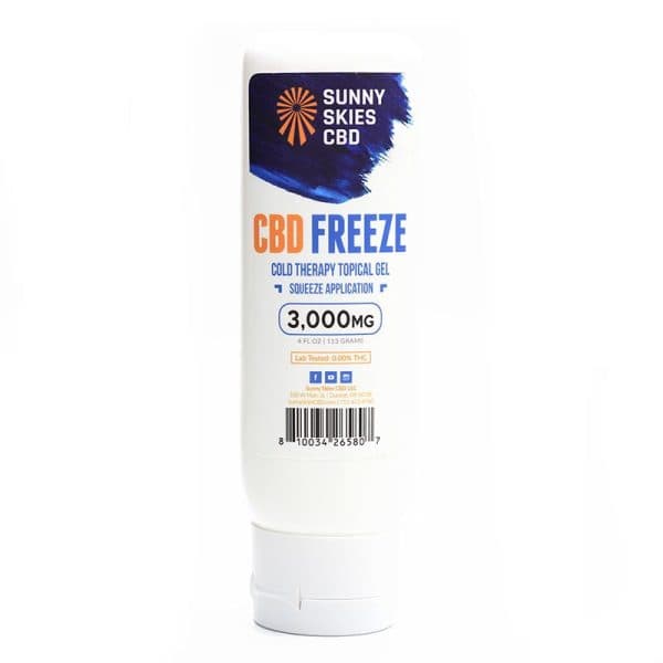 Sunny Skies CBD CBD Freeze Gel — Squeeze Bottle